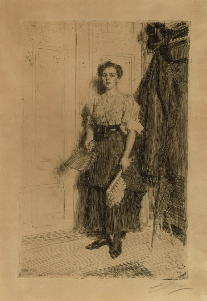 Anders Zorn The New Maid Thielska 537