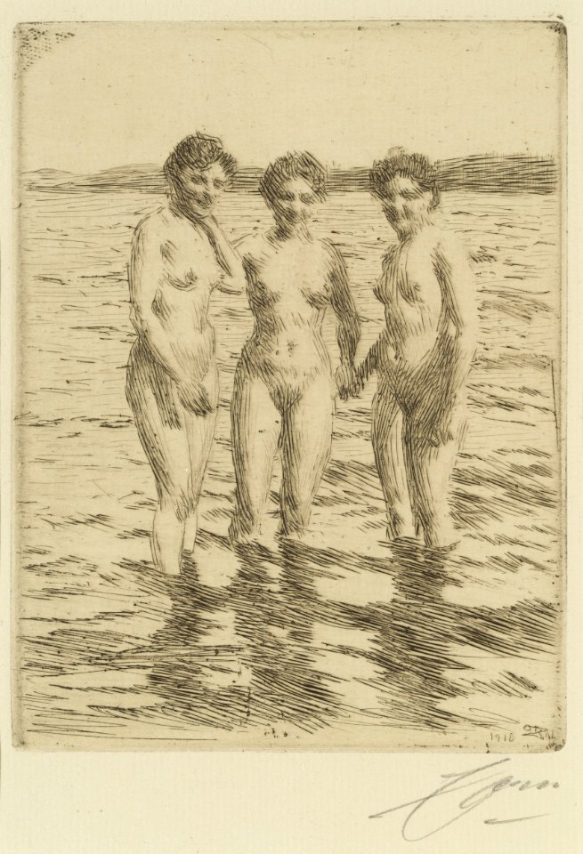 Anders Zorn The Three Graces Thielska 543
