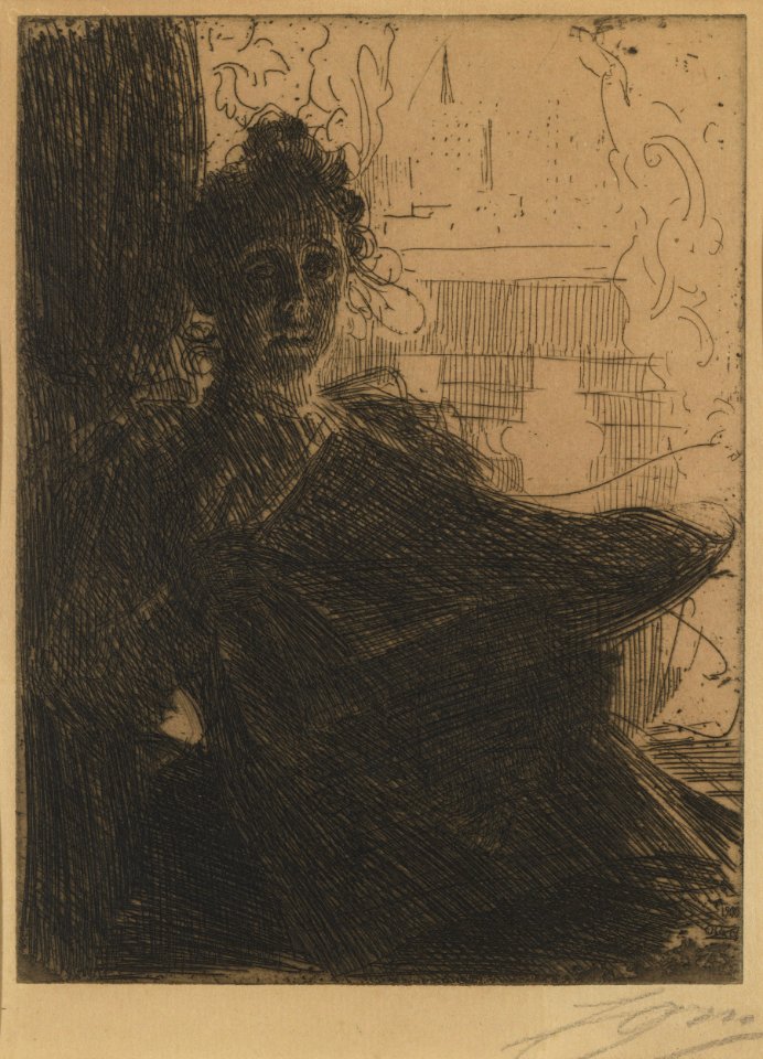 Anders Zorn Mrs. Emma Zorn Thielska 478