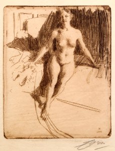 Anders Zorn Model Study Thielska 461
