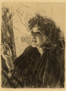 Anders Zorn Woman Smoking a Cigarette Thielska 432