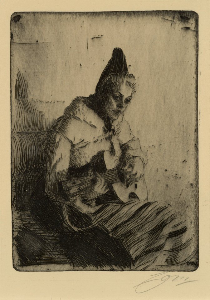 Anders Zorn Old Ballad Thielska 459