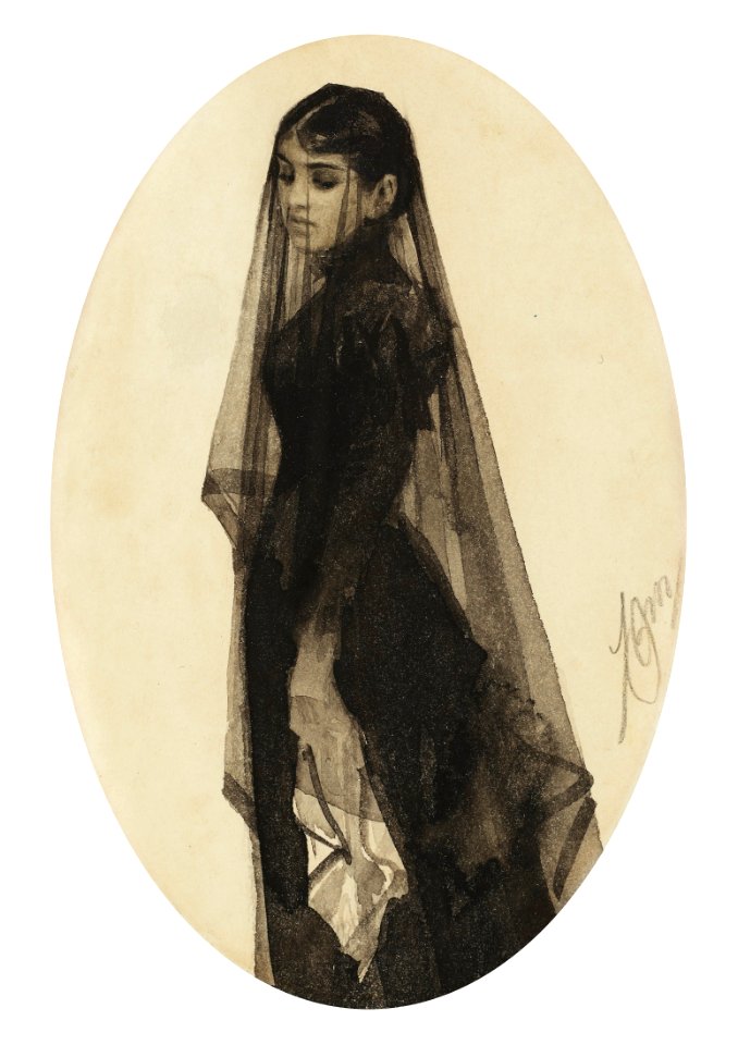 Anders Zorn-The Widow