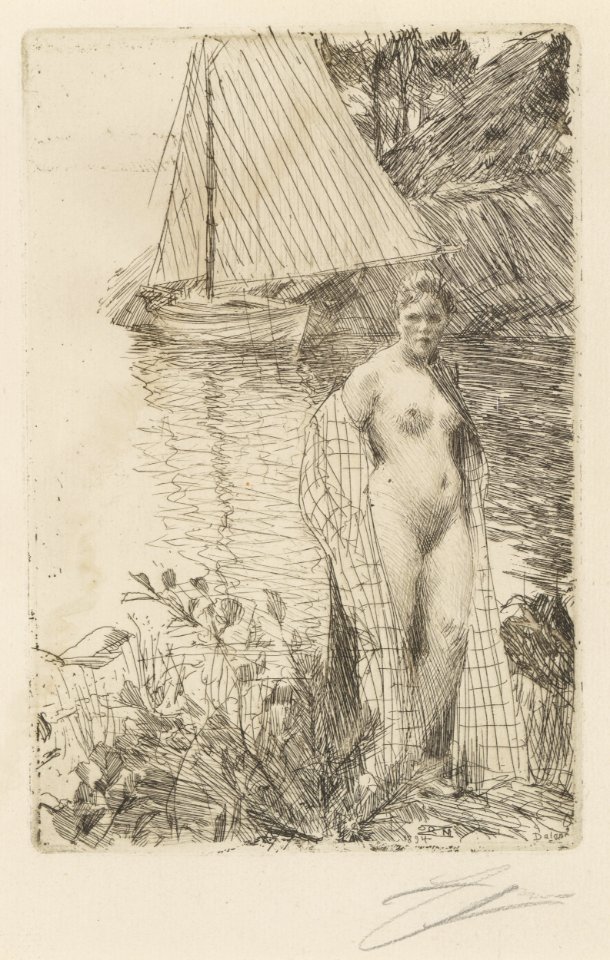 Anders Zorn My Model and my Boat Thielska 443