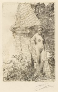 Anders Zorn My Model and my Boat Thielska 443