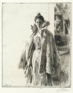 Anders Zorn Princess Ingeborg I Thielska 475