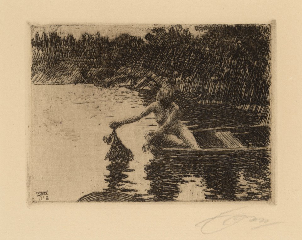 Anders Zorn Rowing Boat Thielska 562