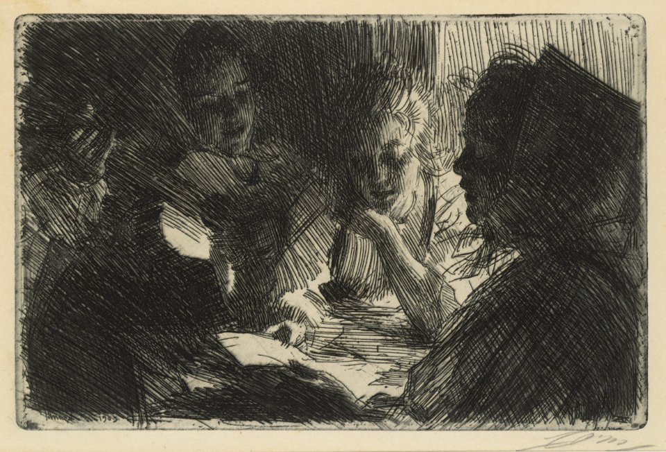Anders Zorn The New Ballad Thielska 491