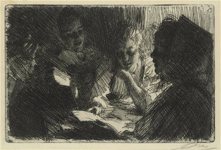 Anders Zorn The New Ballad Thielska 491
