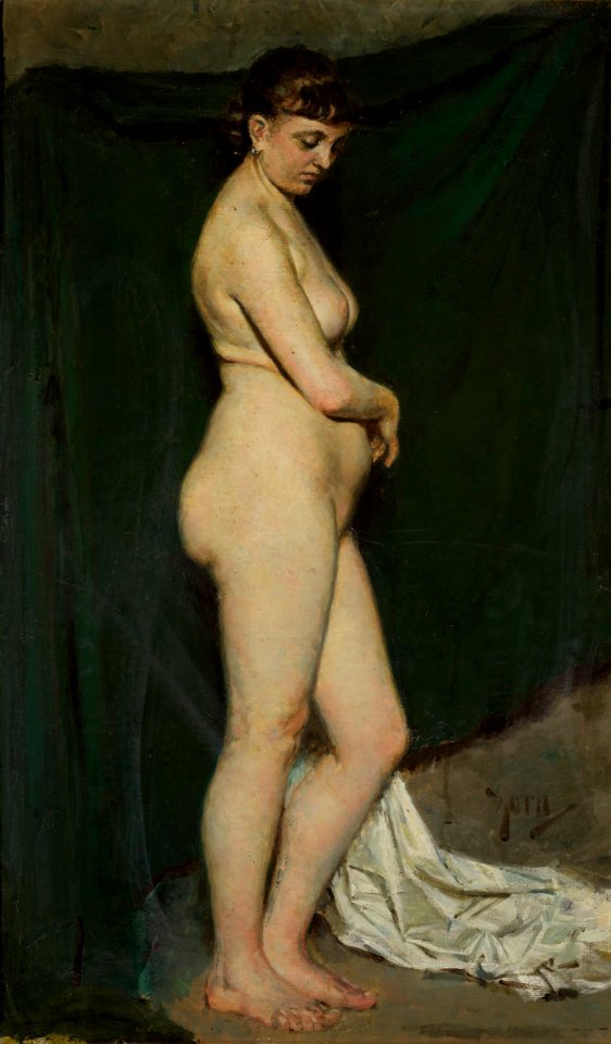 Anders Zorn Model Study Thielska 411