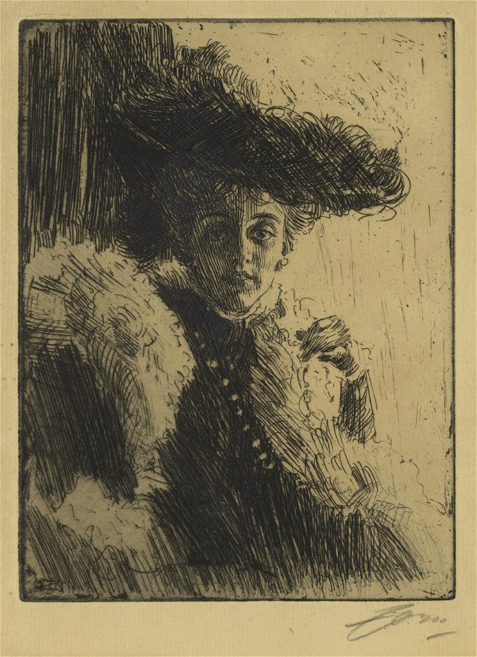 Anders Zorn Mrs. Kip Thielska 502