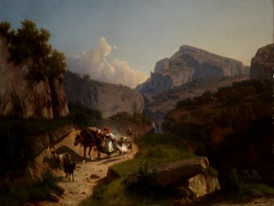 Andras Marko - Mountain Landscape - 1950.786.2 - Yale University Art Gallery