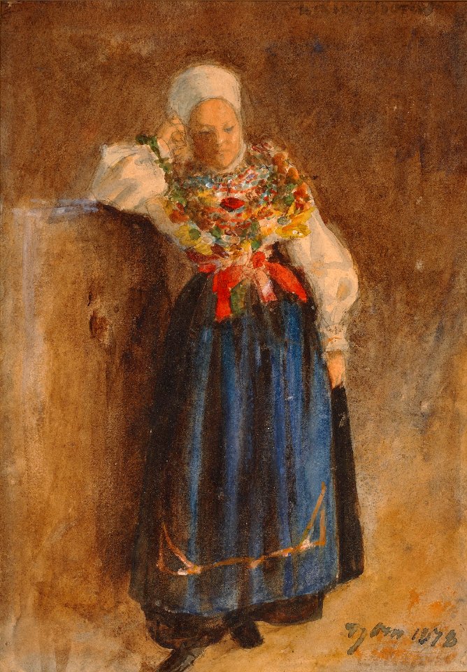 Anders Zorn-Kulla i folkdräkt