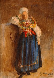 Anders Zorn-Kulla i folkdräkt