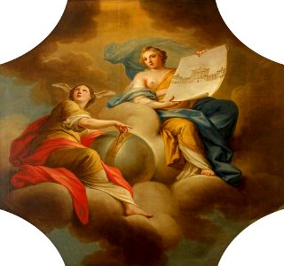 Andrea Casali (1705-1784) - Personifications of Astronomy and Architecture - 453806 - National Trust