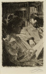 Anders Zorn Reading Matter Thielska 436