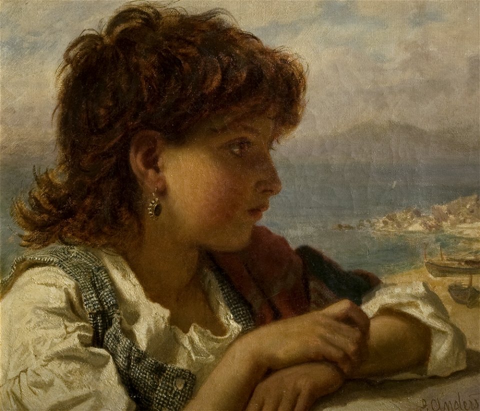 Sophie Gengembre Anderson - A Neopolitan Boy