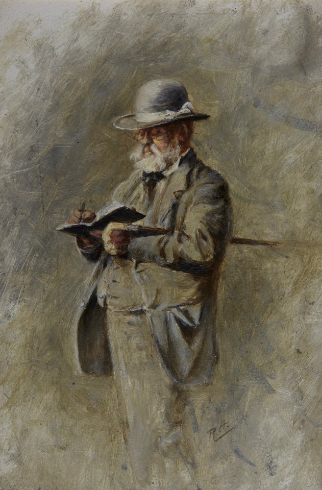 Robert Anderson - Portrait of Samuel Bough, Landscape painter (c. 1870)