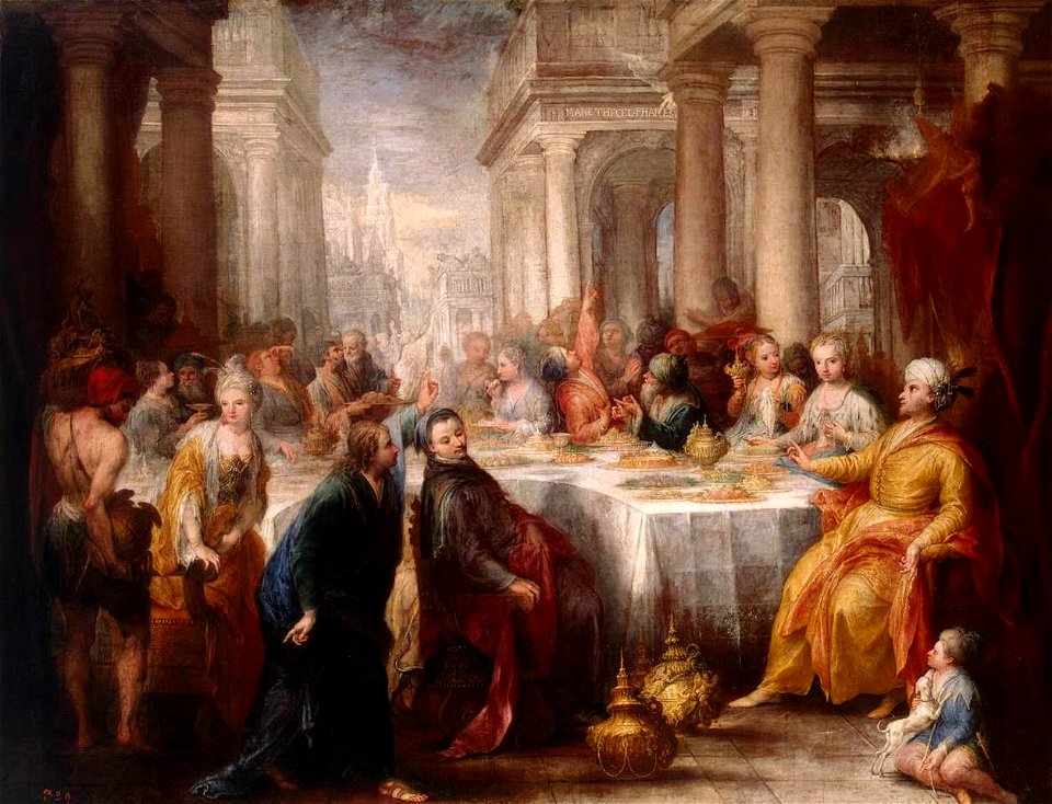 Andrea Celesti - Feast of Belshazzar - WGA04620