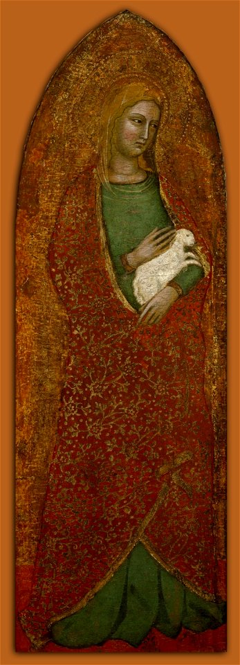 Andrea da Firenze - Saint Agnes - Google Art Project