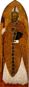 Andrea da Firenze - Saint Nicholas of Bari - Google Art Project. Free illustration for personal and commercial use.