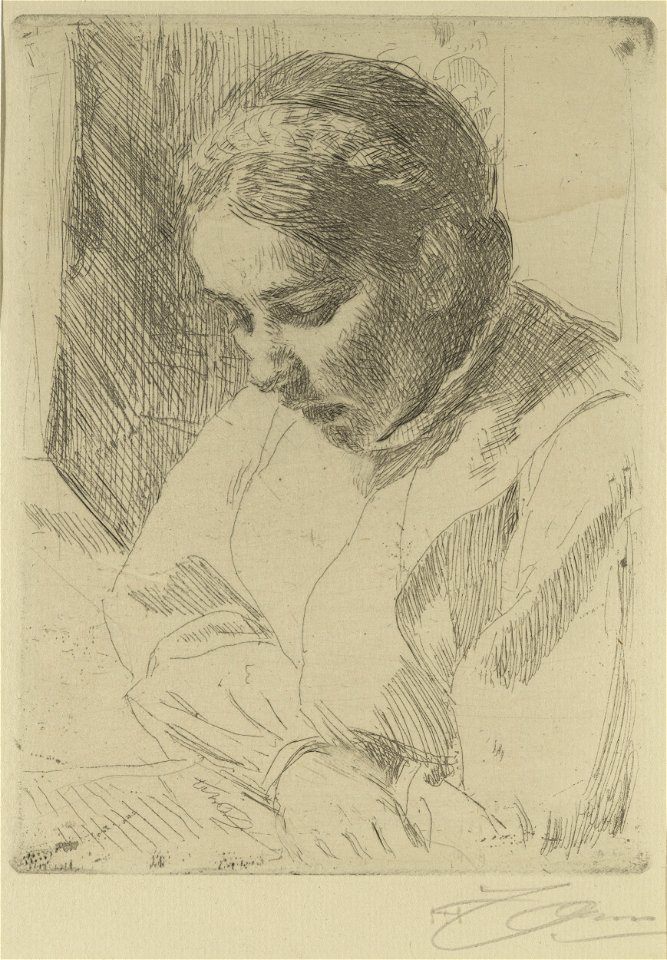 Anders Zorn The Prayer Thielska 553