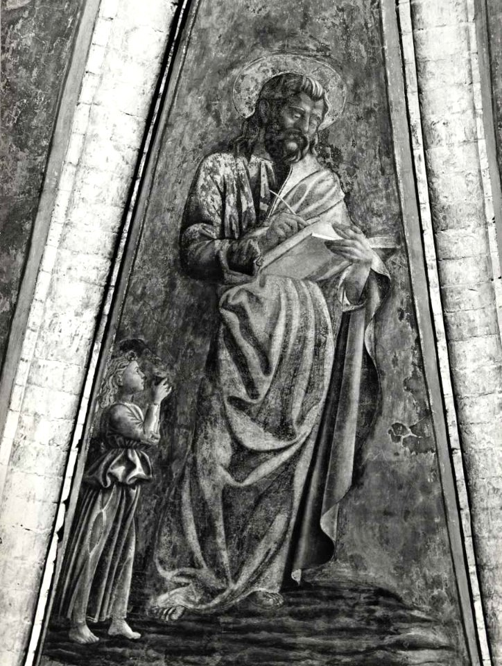 Andrea del Castagno - Francesco da Faenza - Dio Padre in gloria tra san Giovanni Battista, 37444 gw