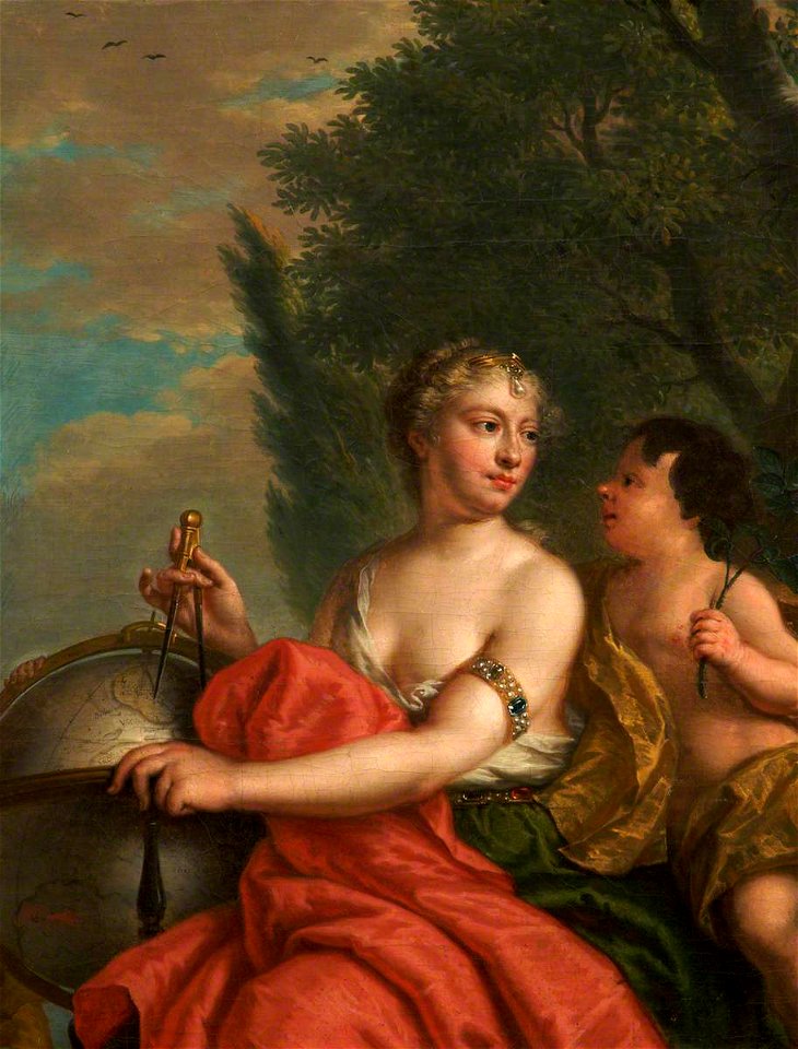 Andrea Casali (1705-1784) (style of) - Personification of Astronomy with Cupid - 500022 - National Trust