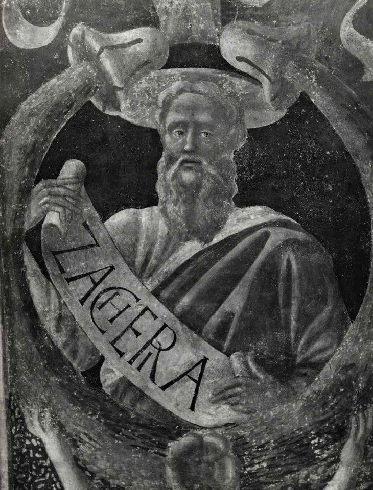 Andrea del Castagno - Francesco da Faenza - Dio Padre in gloria tra san Giovanni Battista, 37464 gw