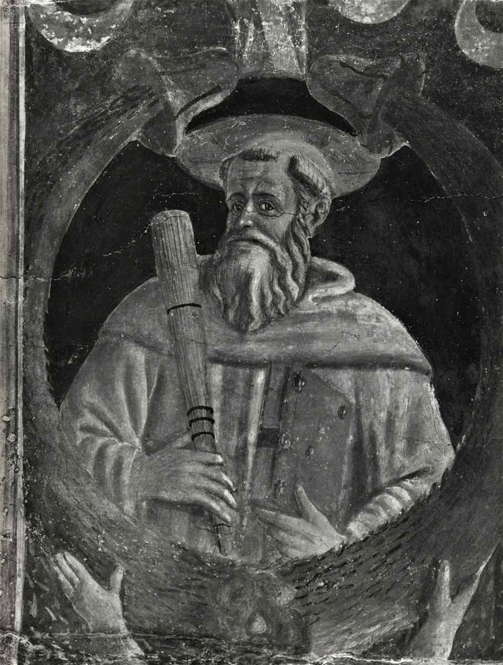 Andrea del Castagno - Francesco da Faenza - Dio Padre in gloria tra san Giovanni Battista, 37467 gw