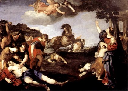 Andrea Camassei - The Massacre of the Niobids - WGA03791
