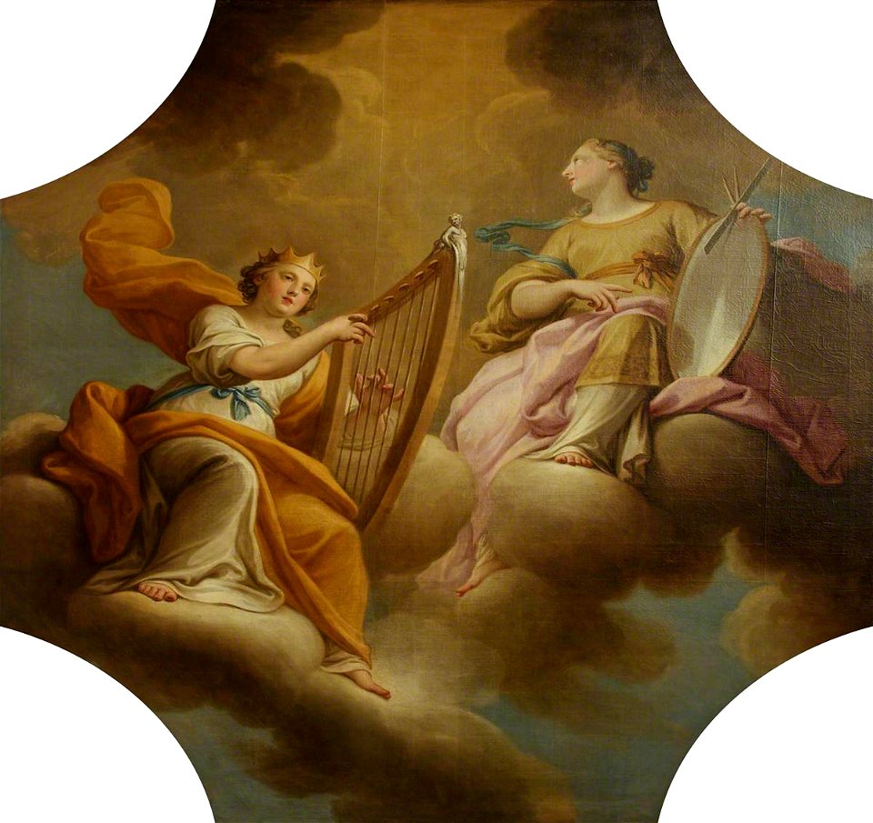 Andrea Casali (1705-1784) - Personifications of Music and Painting - 453808 - National Trust