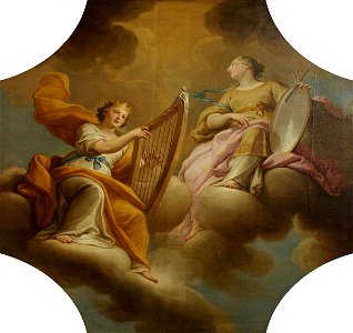 Andrea Casali (1705-1784) - Personifications of Music and Painting - 453808 - National Trust