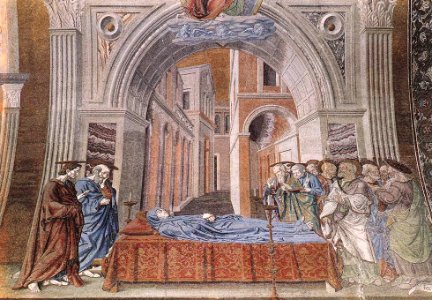 Andrea del castagno, Dormition of the Virgin