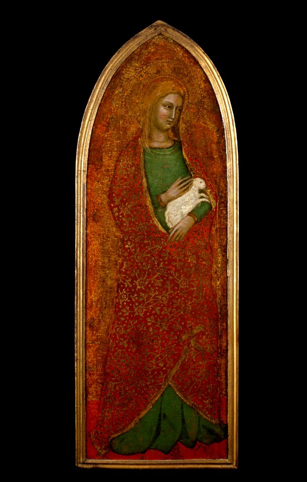 Andrea da Firenze - Saint Agnes - 44.557 - Museum of Fine Arts