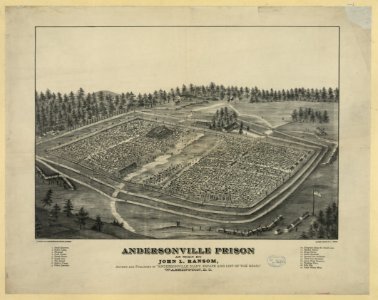 Andersonville Prison as seen by John L. Ransom, author and publisher of Andersonville diary, escape and list of the dead, Washington, D.C. - A. Sachse & Co. Lithographers & Printers, LCCN2013645342