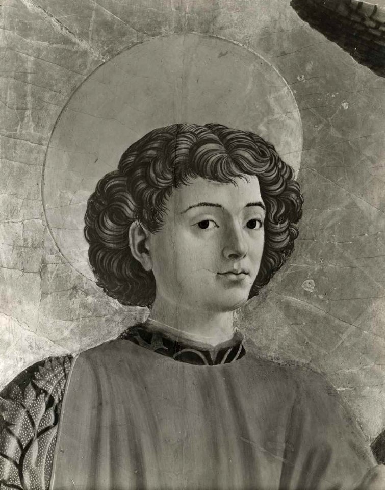 Andrea del Castagno - Madonna assunta tra san Giuliano l'Ospedaliere e san Miniato, 37630 gw