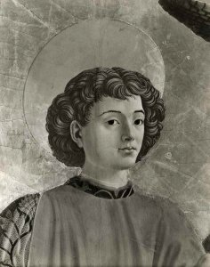 Andrea del Castagno - Madonna assunta tra san Giuliano l'Ospedaliere e san Miniato, 37630 gw