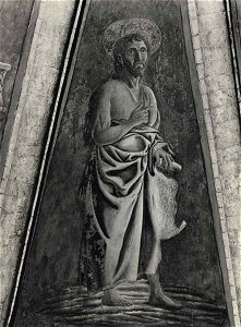 Andrea del Castagno - Francesco da Faenza - Dio Padre in gloria tra san Giovanni Battista, 37440 gw