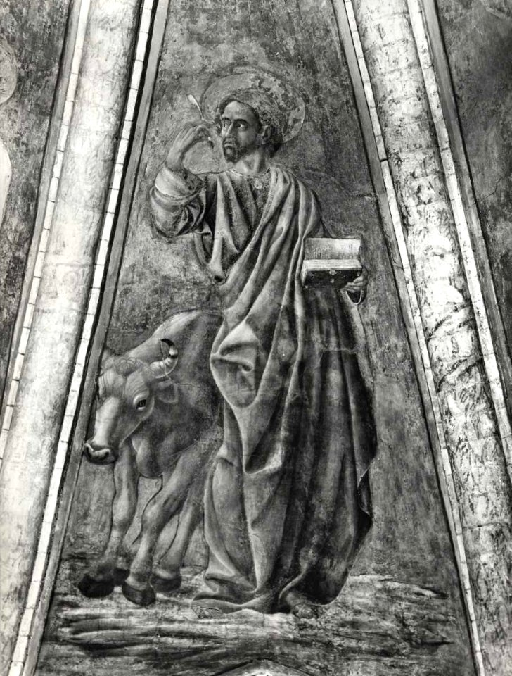 Andrea del Castagno - Francesco da Faenza - Dio Padre in gloria tra san Giovanni Battista, 37457 gw