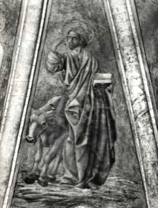 Andrea del Castagno - Francesco da Faenza - Dio Padre in gloria tra san Giovanni Battista, 37457 gw