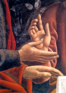 Andrea del Castagno - Last Supper (detail), 1447, 08lasts8