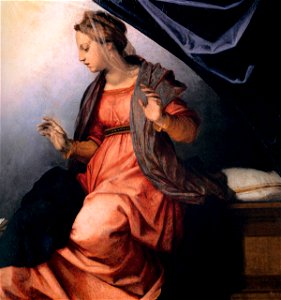 Andrea del Sarto - Annunciation (detail) - WGA0413