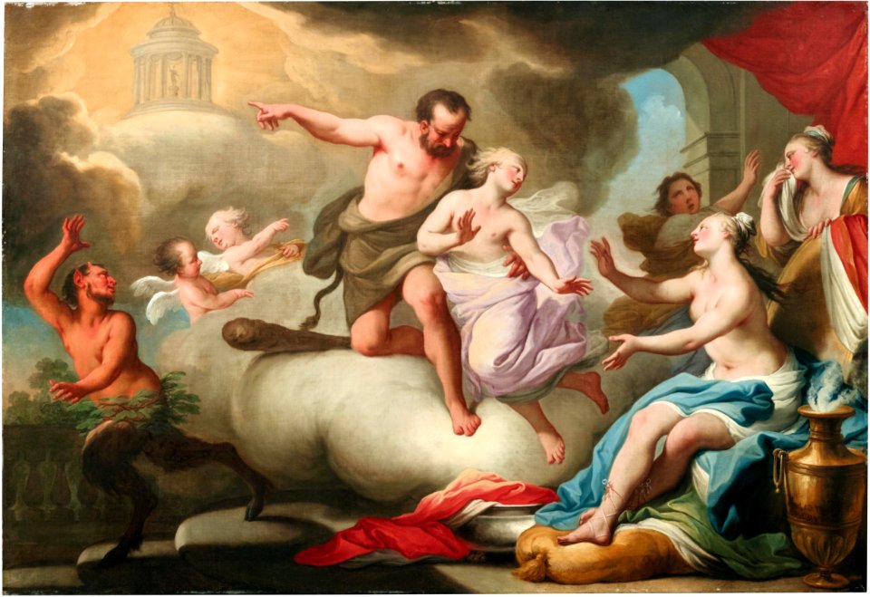 Andrea Casali - Hercules shows the way to the temple of virtue