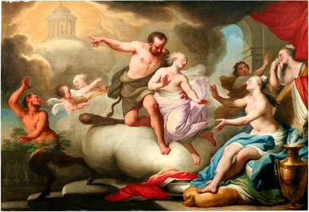 Andrea Casali - Hercules shows the way to the temple of virtue