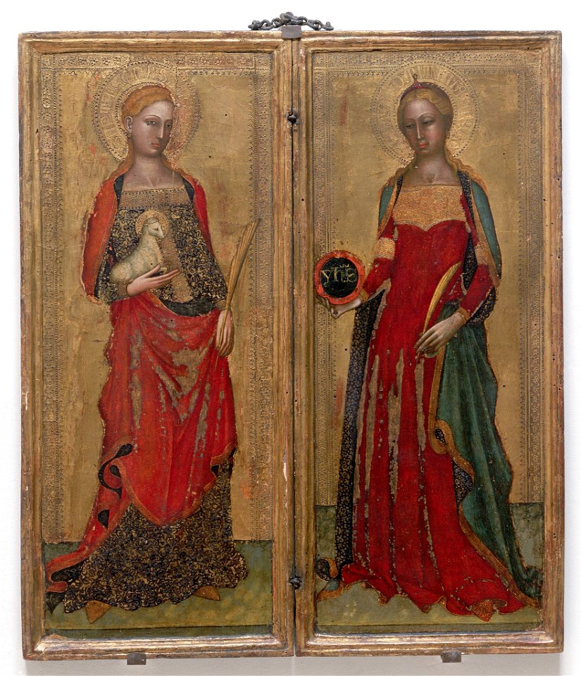 Andrea di Bonaiuto - St. Agnes and St. Domitilla