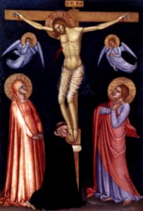 Andrea di Bonaiuto - Crucifixion - WGA00309. Free illustration for personal and commercial use.