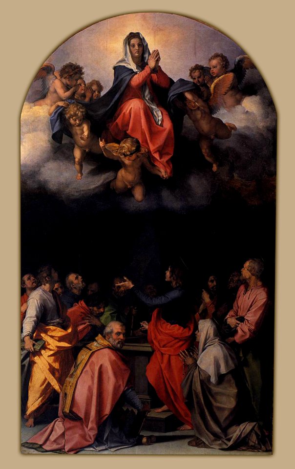 Andrea del Sarto - Assumption of the Virgin - WGA00400