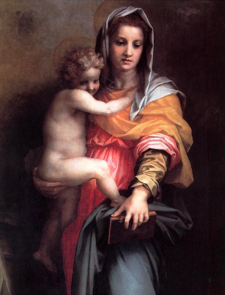 Andrea del Sarto - Madonna of the Harpies (detail) - WGA00371