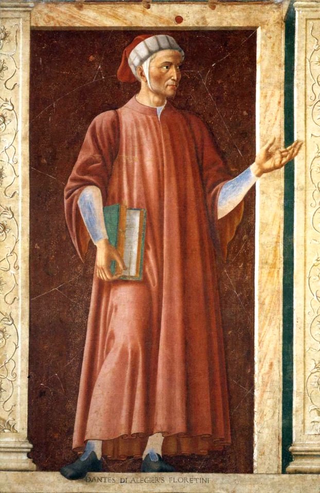 Andrea del Castagno - Famous Persons - Dante Allighieri - WGA00345